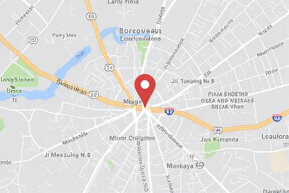 Map showing the location of NutriLife Indonesia in Surabaya