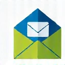 Stylized email icon representing digital communication