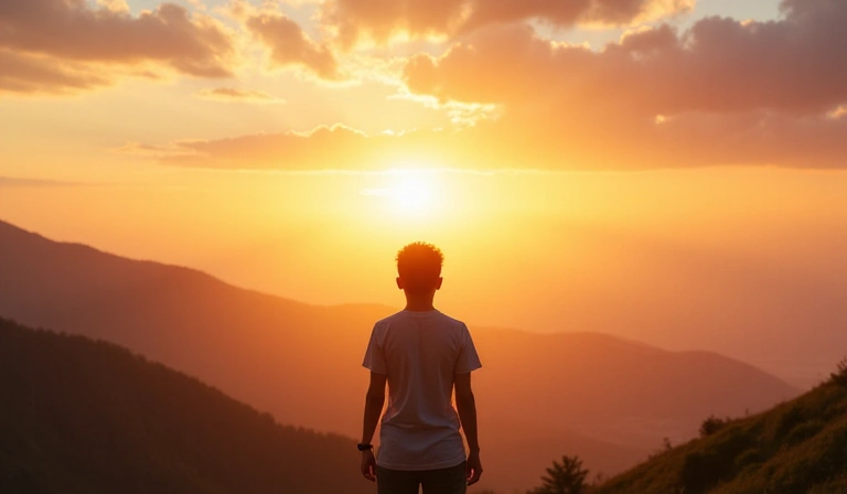 Person confidently looking forward, symbolizing a new beginning in their health journey.